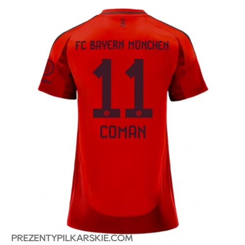 Stroje piłkarskie Bayern Munich Kingsley Coman #11 Koszulka Podstawowej dla damskie 2024-25 Krótki Rękaw